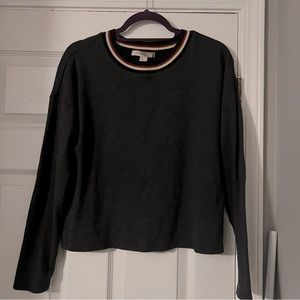 Forever 21 grey academic sweater